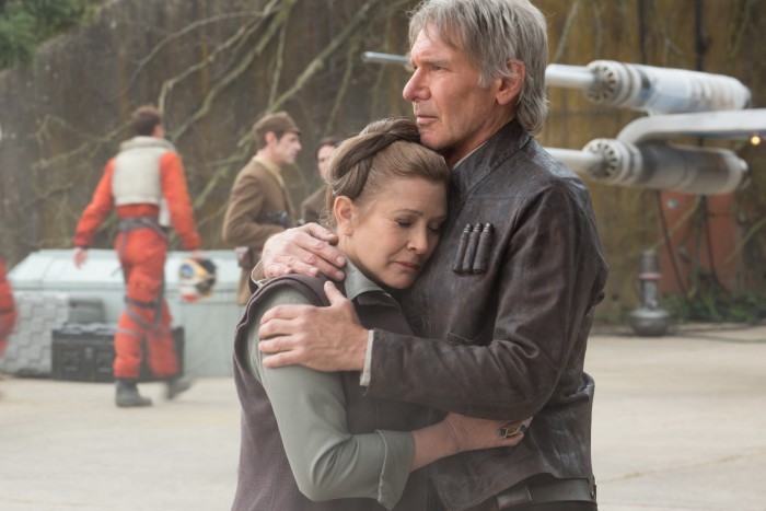 Leia e Han Solo