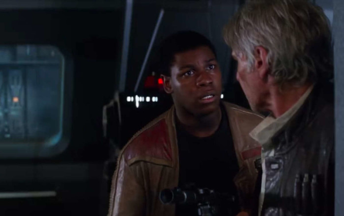 Finn e Han Solo
