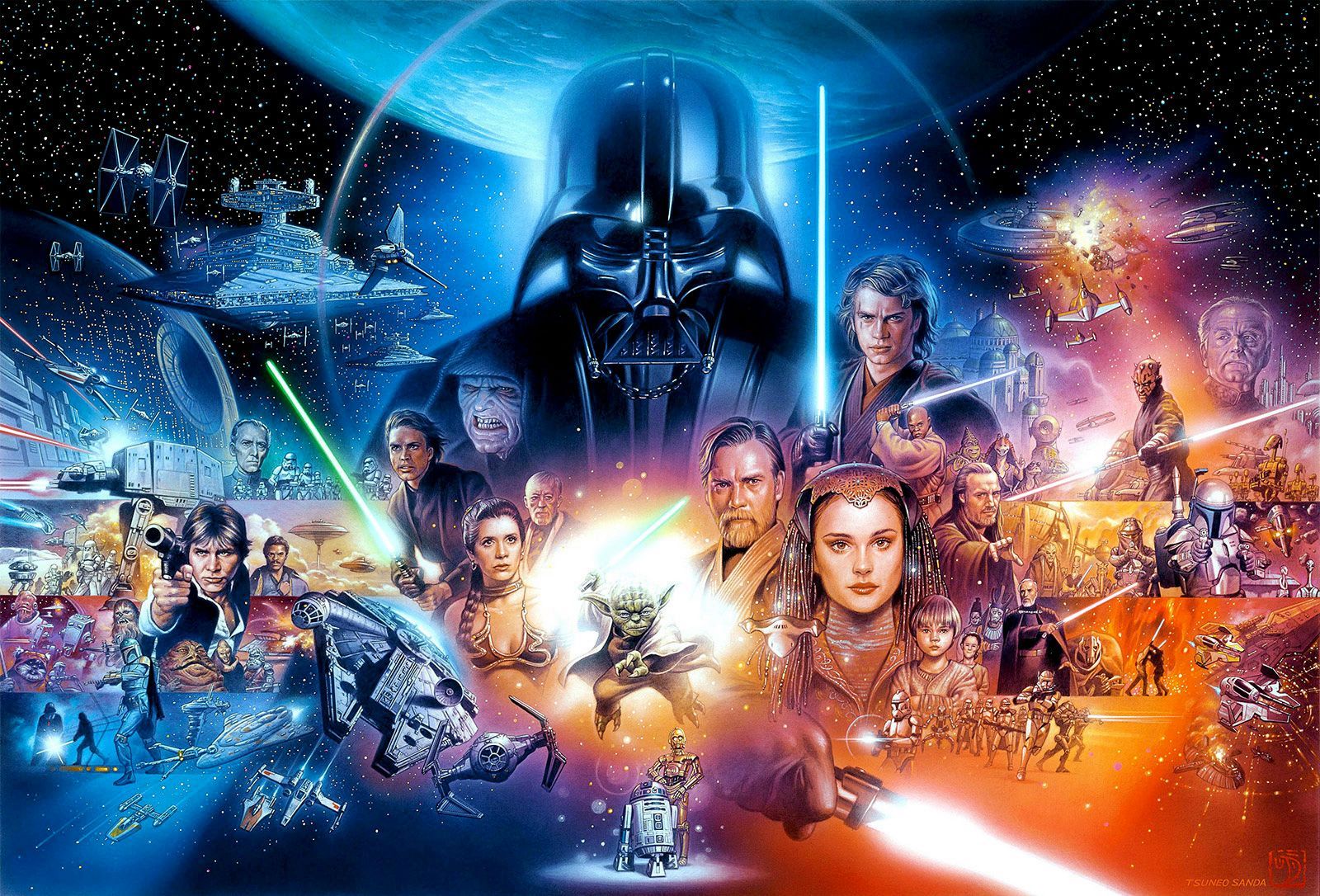 Responder @senhorz13 Star Wars em ordem cronológica! #starwars #darthv