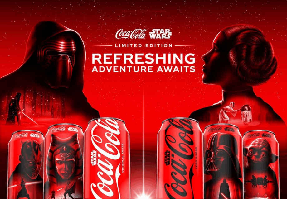 “Refresh Your Galaxy” — Coca‑Cola celebra fãs de Star Wars em campanha épica