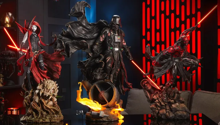 Darth Vader Mythos da Sideshow: a estátua que mistura trevas, fogo e o “e se…” final!