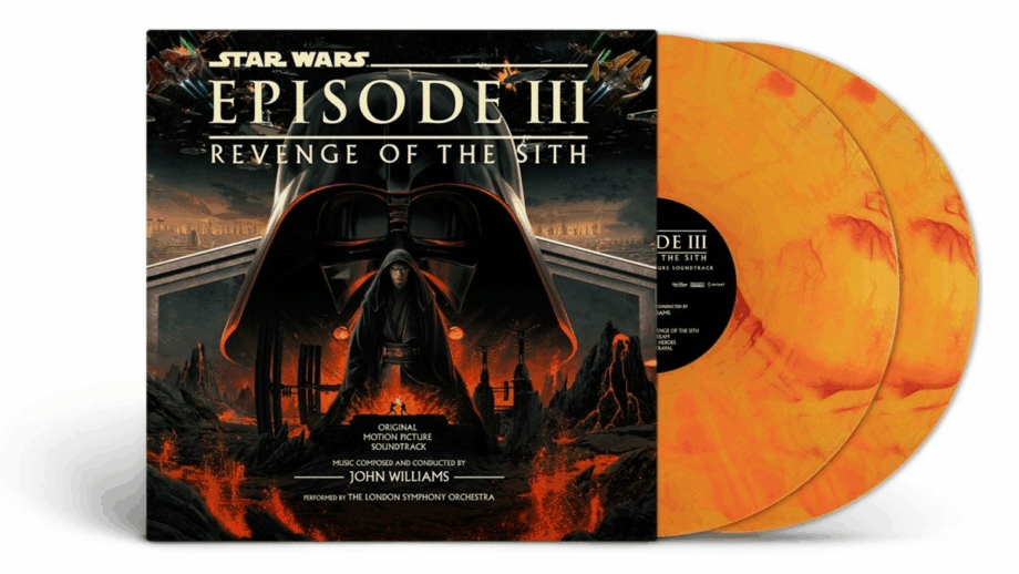 Revenge of the Sith em Vinil: trilha de John Williams ganha relançamento “lava-coloured”