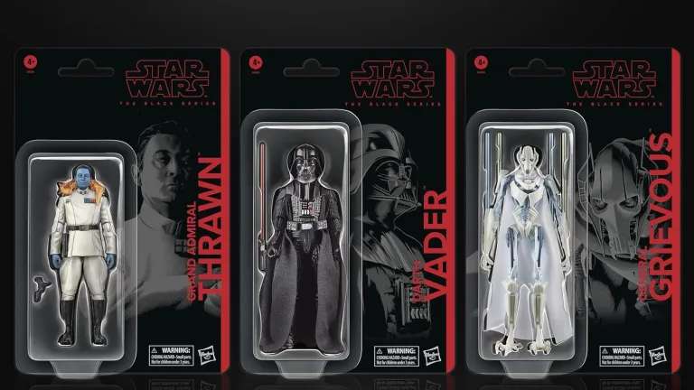 Star Wars Black Series Masters of Evil 3‑Pack – Darth Vader, Thrawn & Grievous