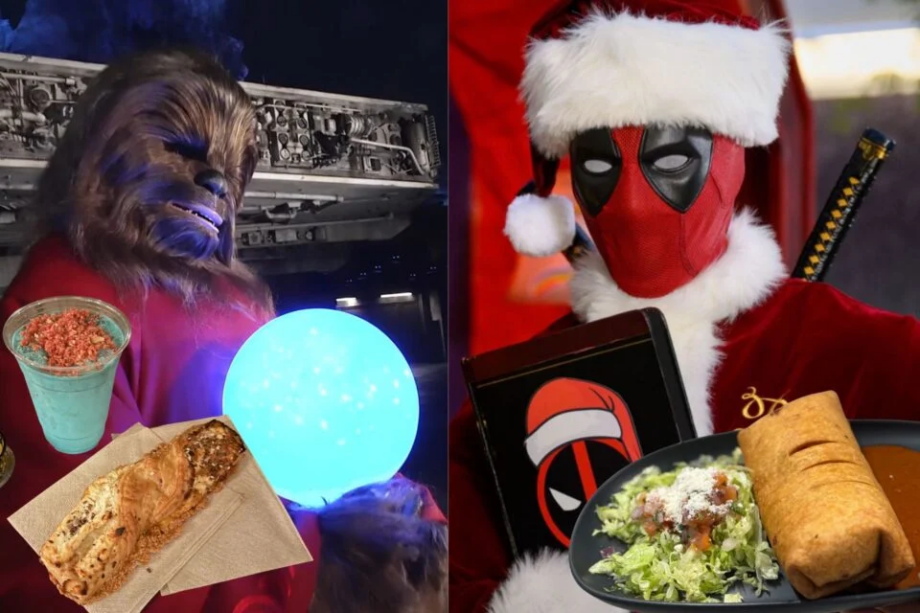 O Life Day chegou! E o Deadpool trouxe as chimichangas: O guia definitivo dos quitutes de Natal na Disneyland