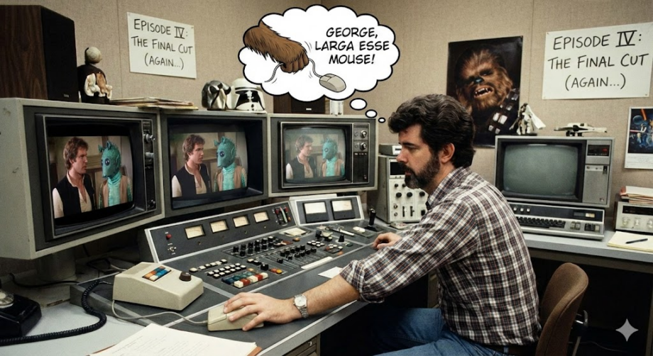 Crônicas de Vos | George, larga esse mouse! A eterna metamorfose de “Uma Nova Esperança”