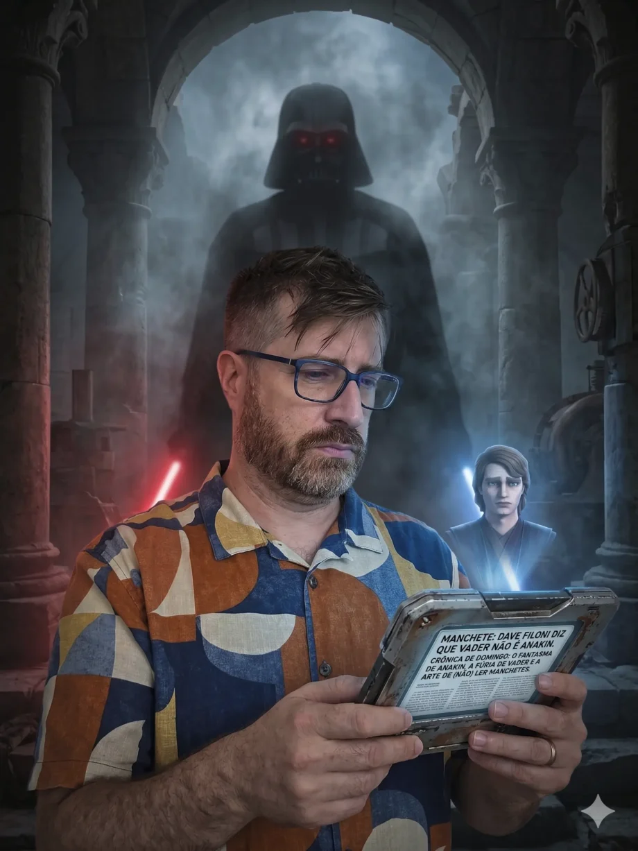 Crônica de Vos | O Fantasma de Anakin, a Fúria de Vader e a Arte de (Não) Ler Manchetes