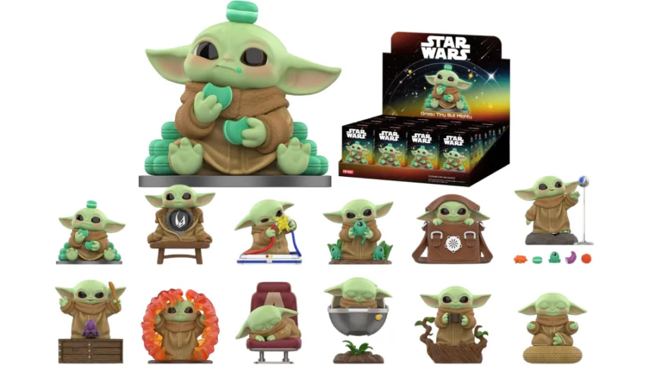 Fofura em Dose Cavalar: Grogu Ganha Coleção de “Blind Boxes” da POP MART às Vésperas do Novo Filme